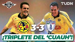 Futbol Retro: Cuauhtémoc Blanco marca triplete en un partido sensacional I América vs Pachuca I TUDN