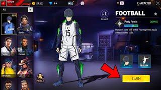 FOOTBALL CHARACTER ️ FREE BUNDLE  FREE JERSEY  FREE FIRE