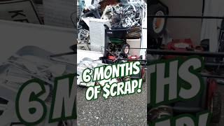 How Much $$$ For All This Scrap Metal? #streetscrapping #dumpsterdiving #scrapmetal #scrap #shorts
