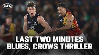 Last Two Minutes: Carlton v Adelaide | Round 5, 2024 | AFL