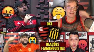 REAÇÕES dos FLAMENGUISTAS FURIOSOS com a DERROTA - FLAMENGO 0X1 PEÑAROL [REACT LIBERTADORES 2024]