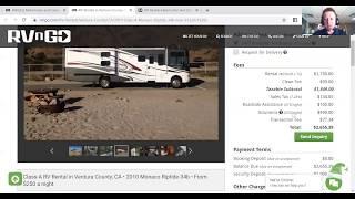 How Does Pricing and Fees Work at RVnGO RV Rental Platform?