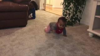 My Daughter Daya crawling like crazy!!!