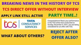 TCS Direct Offer Letter Without any Interview | What about Others? | All Update