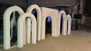 Backdrop wooden arch or Panels | Apartyshop | party rentals in Hyderabad 9666124455