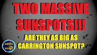 WILL ASTERIOD HIT EARTH? MASSIVE SUNSPOTS ARE THEY AS BIG AS CARRINGTON? MORE SPOTS FLARING