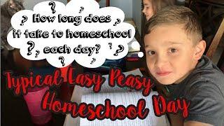 Typical Homeschool day using Easy Peasy All in One: How long does a homeschool day last?