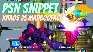 MvC2 - The Last of the PSN Casuals! Khaos vs MadbooFace 08/27/24