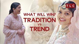 She bought a big entourage with her | Pink Bridal Lehenga | Say Yes to the Dress | TLC India