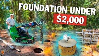 DIY Tiny Home Pier Foundation | The Right Way