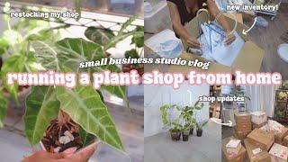 Running a Plant Store From Home Vlog🪴:Plant Chores,New PlantTrellises,Rare Plant Restock