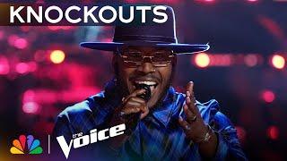 J.Paul Shows Off His Range on Seal's "Kiss from a Rose" | The Voice Knockouts | NBC