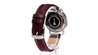 Jack Spade - Stillwell Cream Face Stainless Steel Case with Leather Rigid Heavystitch   SKU:8152944