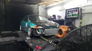 Aaron O'Neal, English racing j35 civic dyno pull.