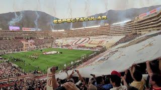 Tremendo recibimiento Universitario vs Cienciano Tifo