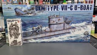 Border Model 1/35 German WWII DKM Type VII-C U-Boat Upper Deck # 001