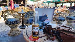 Playa del Ingles, Beach Bars, Shops and Corona Beer - Gran Canaria 