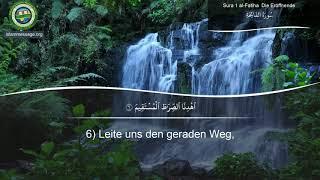 Quran Surah 1 Al-Fatihah (German translation)