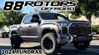 2024 TOYOTA TUNDRA FITTING 37” TIRES WITH KING SUSPENSION AND HORN CHOP