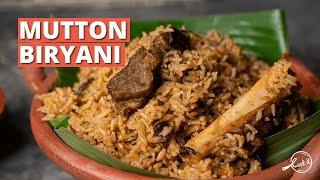 Mutton Biryani Recipe | Traditional Seeraga Samba Mutton Biryani | Easy Mutton Biryani | Cookd