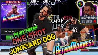 Hey junkyard-d  I except your challenge right now Right here common  |WWE MAHEM