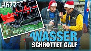 FEHLER-FIASKO im komplett durchnässten Golf Plus!  | Mercedes E200 ohne Leistung!  Sprit? LMM??