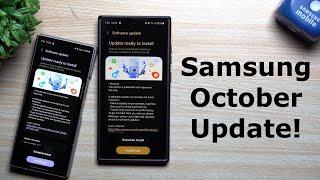 Samsung's October Update!  - Here's Everything New, Updated and Fixed