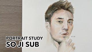 Drawing So Ji-sub  소지섭  Portrait study | kaorumap