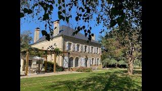 Country Manor House with 5HA Land, Pool, Guardian's Cottage, Barn | SOLD by French  Character Homes