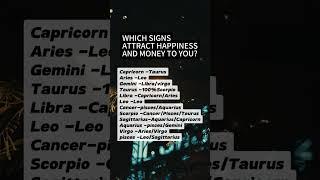 Which Zodiac Signs Attract Happiness ️ And Money 