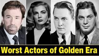 24 Golden Age Actors Who Were WORST At Acting But Still Got Fame