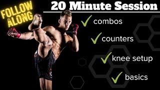 Training Kickboxing Combos | Follow Along Session