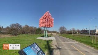 Why Guy: Why is a house-like sculpture on the Del Rio Bike Trail?