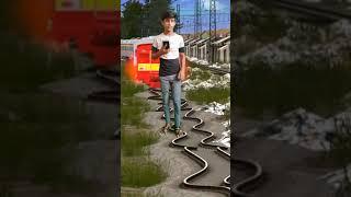 Funny Train Magic Video || #Shorts