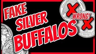 FAKE Silver Buffalo Round FOUND! #FAKESILVER