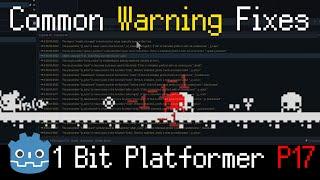 Solving Common Gdscript Warnings ~ 1 Bit Platformer [Part 17] ~ Godot 4.3