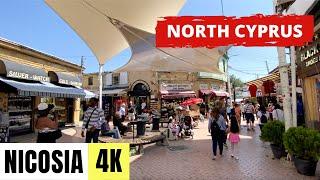 NICOSIA, CYPRUS  [4K] Crossing border from North to South Cyprus