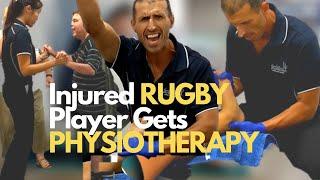 Injured Rugby Player Gets Physiotherapy | Physio Vlog