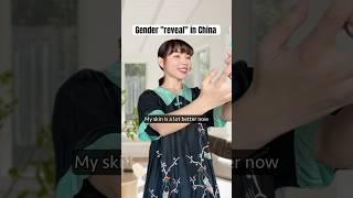 Gender "reveal" in China