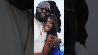 Rick Ross And  22 Year Old Daughter Toie Roberts #rap #hiphop #shorts #love #rapper