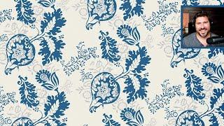 How to Make a Half Drop Repeat Pattern: Inkscape Seamless Floral Pattern Tutorial