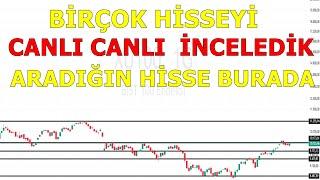 BORSA KRİTİK DİRENÇTE! 10200 ÖNCESİ HİSSELERİN CANLI CANLI ANALİZİNİ