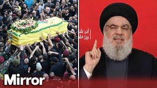 Hezbollah leader says device explosions in Lebanon crossed 'all red lines'