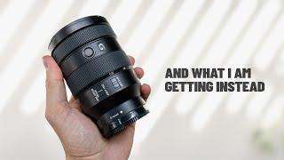 Why I SOLD My SONY 24-105mm F4 Lens