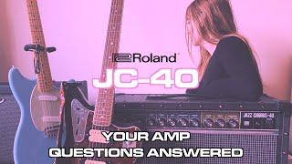 MY ROLAND JC-40 JAZZ CHORUS AMP | Effects Loop Trick & My Experience