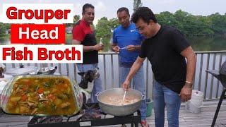 This Grouper Head Fish Broth Will Blow Your Mind – Real Trinidad Flavor! Caribbean Fish Broth.