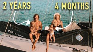 Raising two children on a boat!