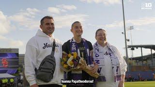 Ioanna Papatheodorou Parents Visit from Greece | Washington Women's Soccer