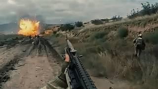 Azerbaijani Soldiers Assault Armenian Trenches in Nagorno-Karabakh  Captured On Helmet Cam