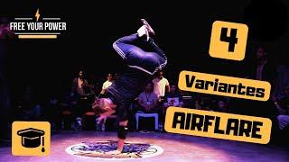 4 AIRFLARE VARIATIONS | Free Your Power 